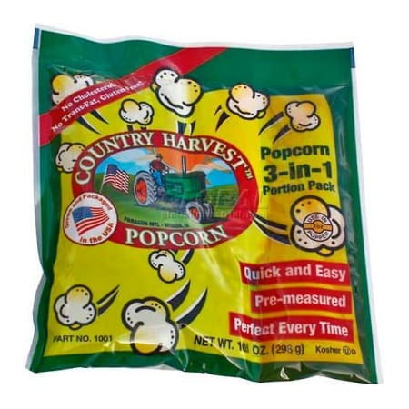 Paragon International Paragon Country Harvest Tri-Pack for 8oz Poppers, 24 Portion Packs 1001